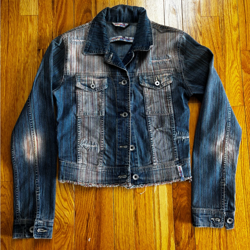 Stylish Distressed Denim Jacket